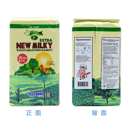 俄罗斯原装进口畅销韩国植物性奶粉奶油粉营养醇香成人冲饮1000g-图3