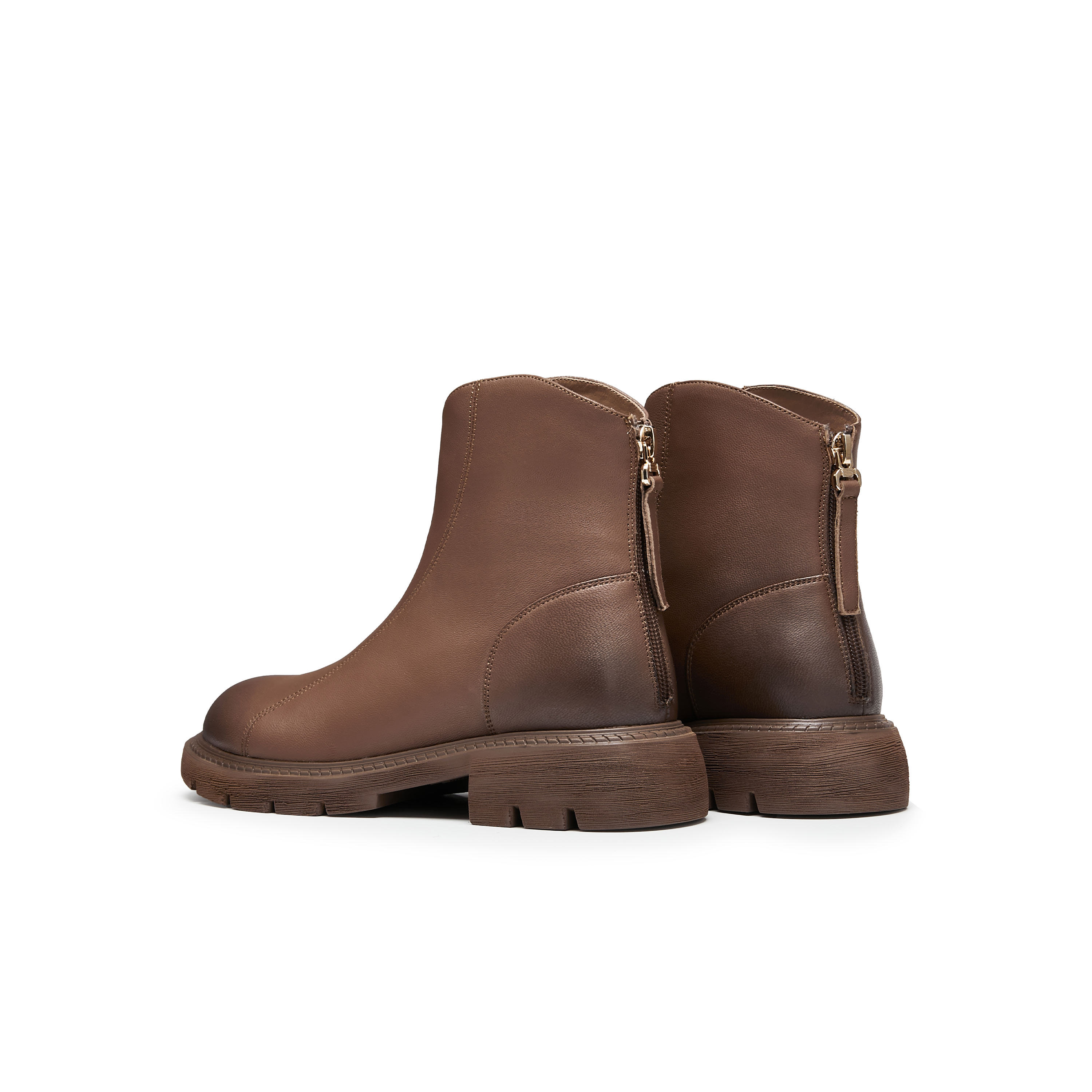 天美意复古英伦切尔西靴弹力靴女休闲短靴皮靴冬新款BJ841DZ4,淘宝优惠券,粉丝福利购,淘宝优惠卷