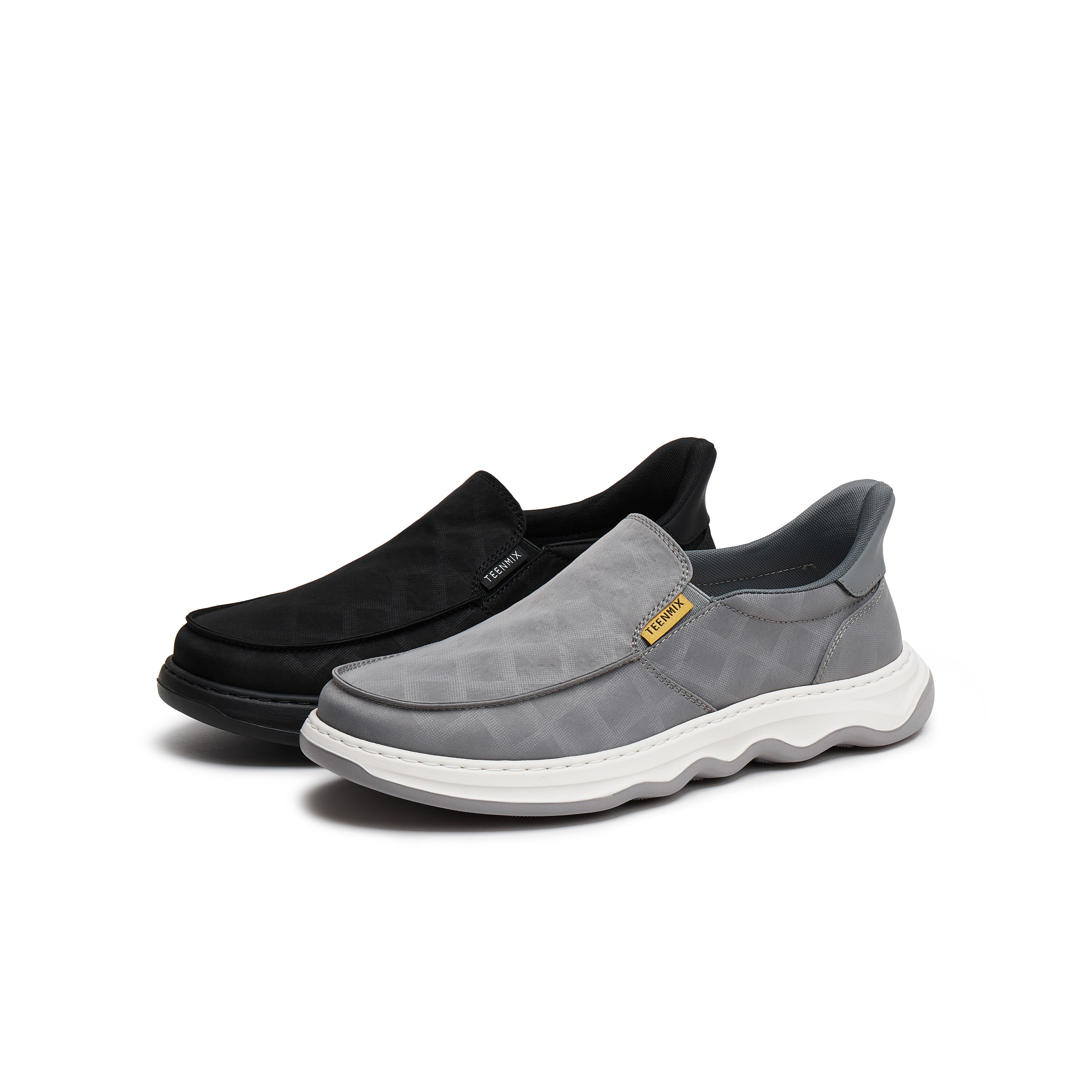 天美意2025秋新款商场同款休闲百搭舒适透气套脚男布鞋3QR03AM5 - 图3