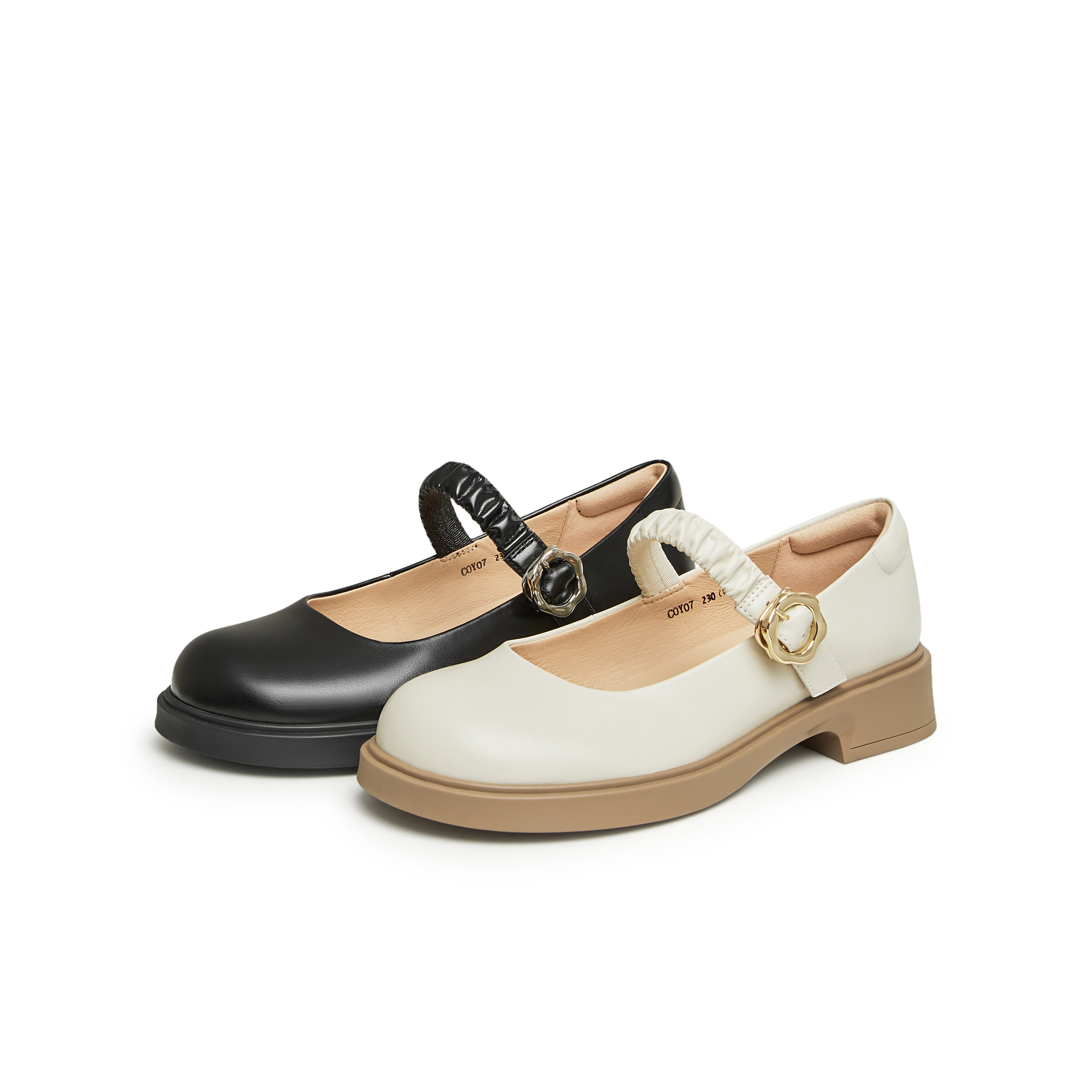 天美意玛丽珍皮鞋浅口单鞋女平底鞋子秋新款COY07AQ4,淘宝优惠券,粉丝福利购,淘宝优惠卷