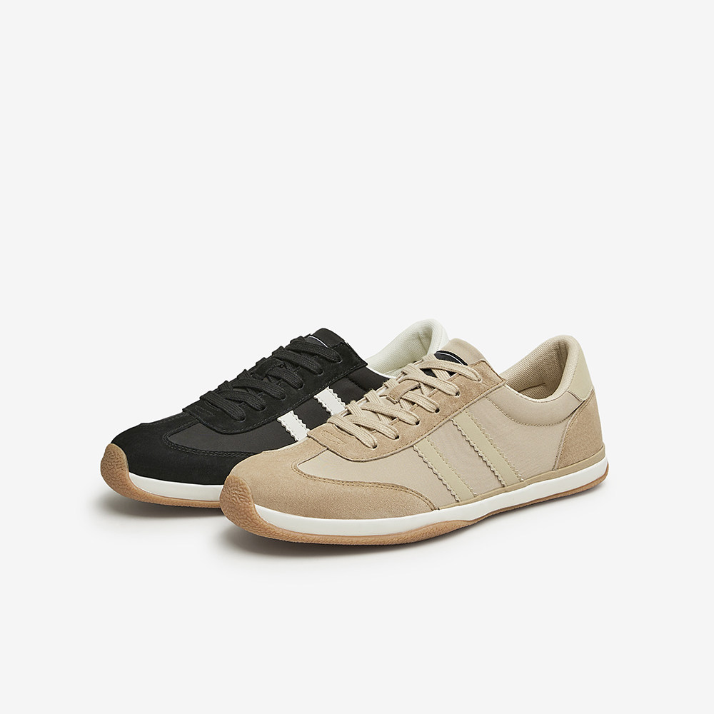 百思图春夏季新款时尚复古运动德训鞋平跟圆头男休闲鞋J2409BM4,淘宝优惠券,粉丝福利购,淘宝优惠卷