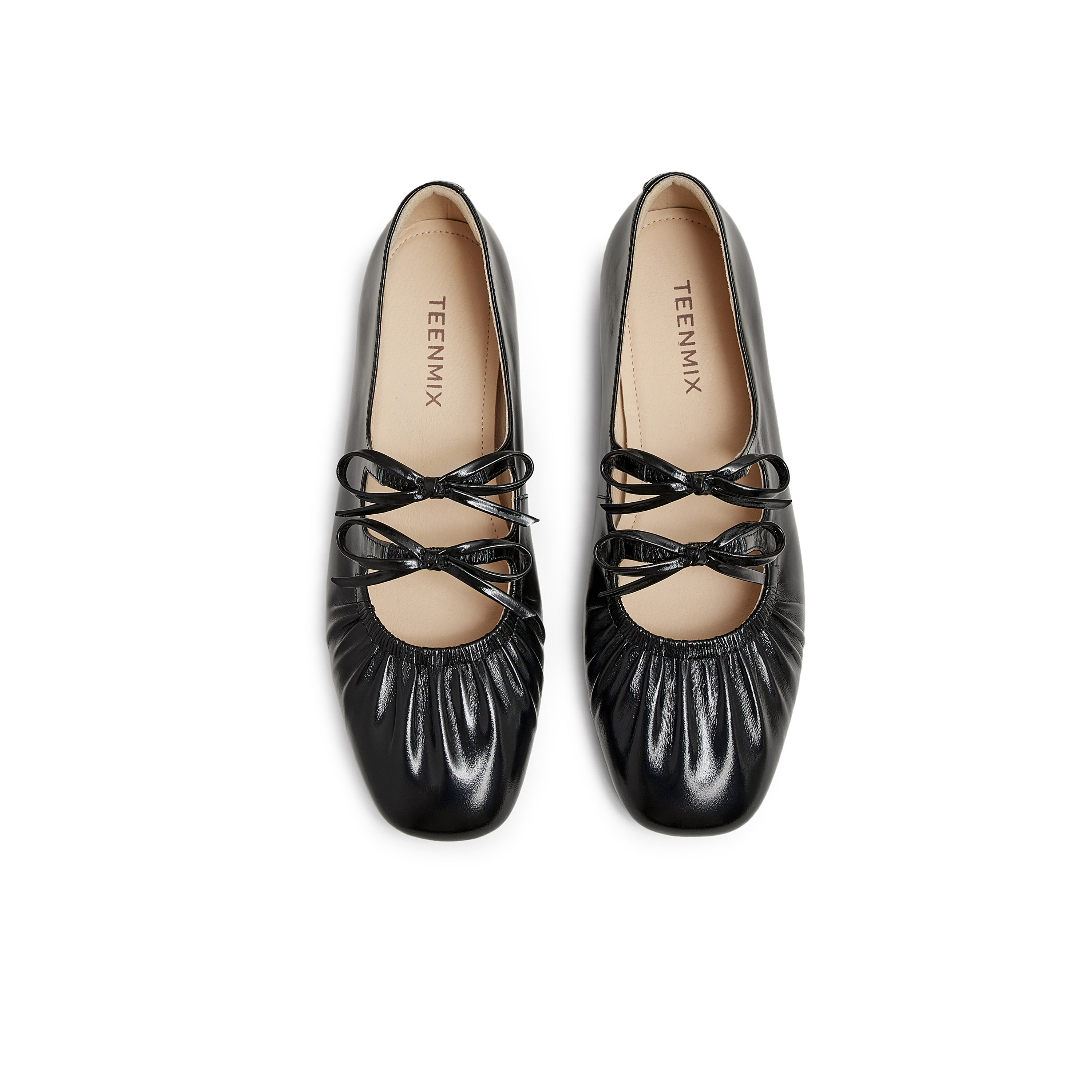 天美意2025秋新款法式蝴蝶结优雅复古一脚蹬女玛丽珍鞋KM064AQ5,淘宝优惠券,粉丝福利购,淘宝优惠卷