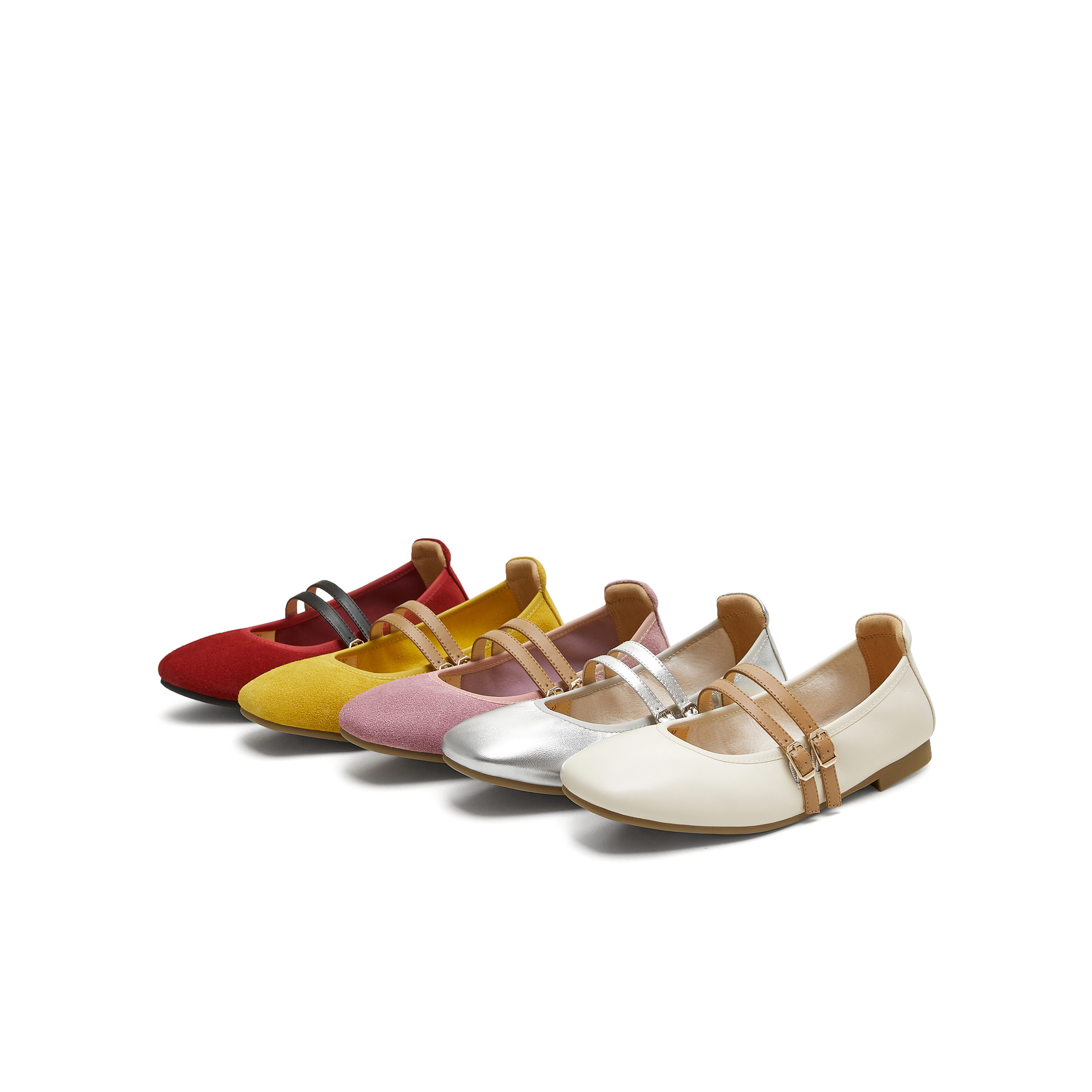 天美意2025秋新款休闲百搭平底舒适双条带女玛丽珍鞋KM096CQ5,淘宝优惠券,粉丝福利购,淘宝优惠卷