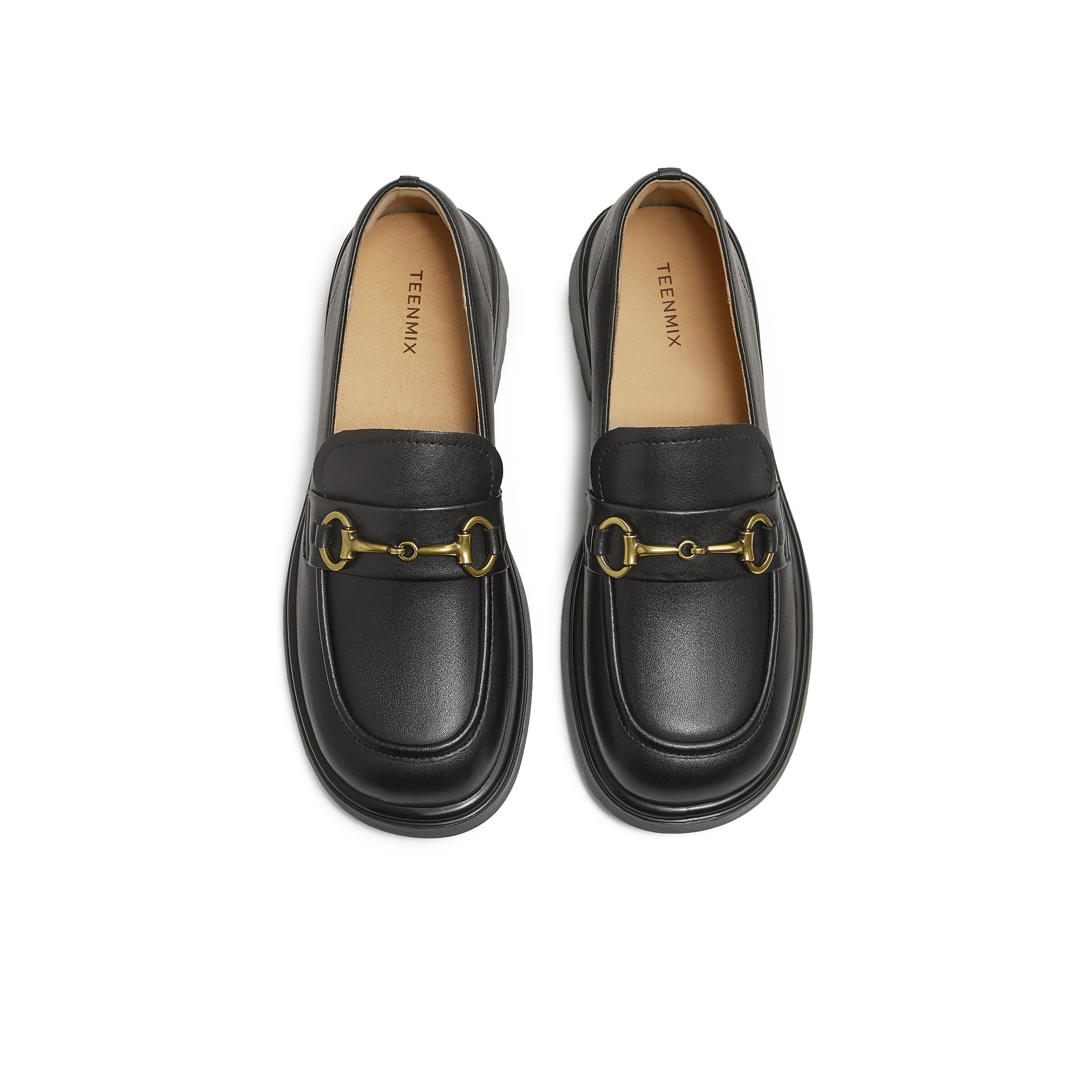 天美意2025秋新款商场同款纯色jk学院风百搭女乐福鞋BL221CA5,淘宝优惠券,粉丝福利购,淘宝优惠卷