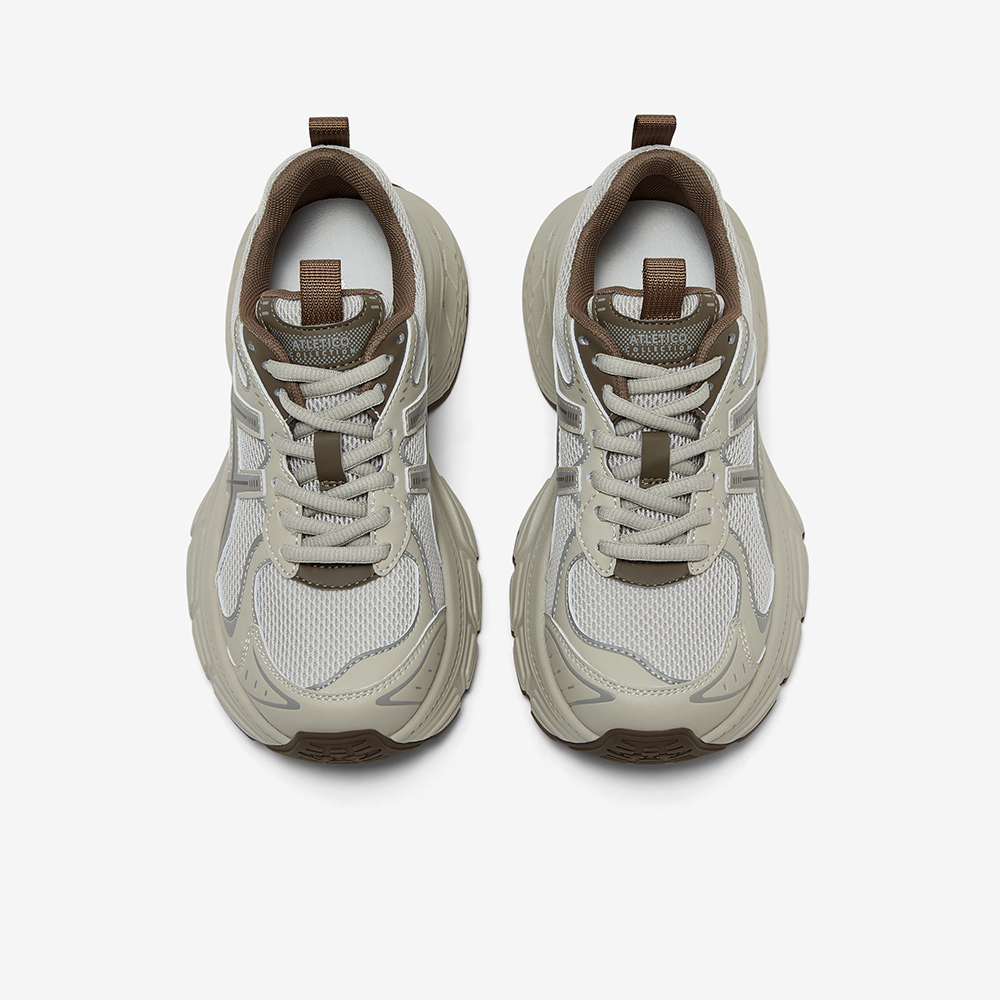 Bata休闲鞋女2025春商场新款通勤百搭运动时尚厚底老爹鞋5227DAM5 - 图1