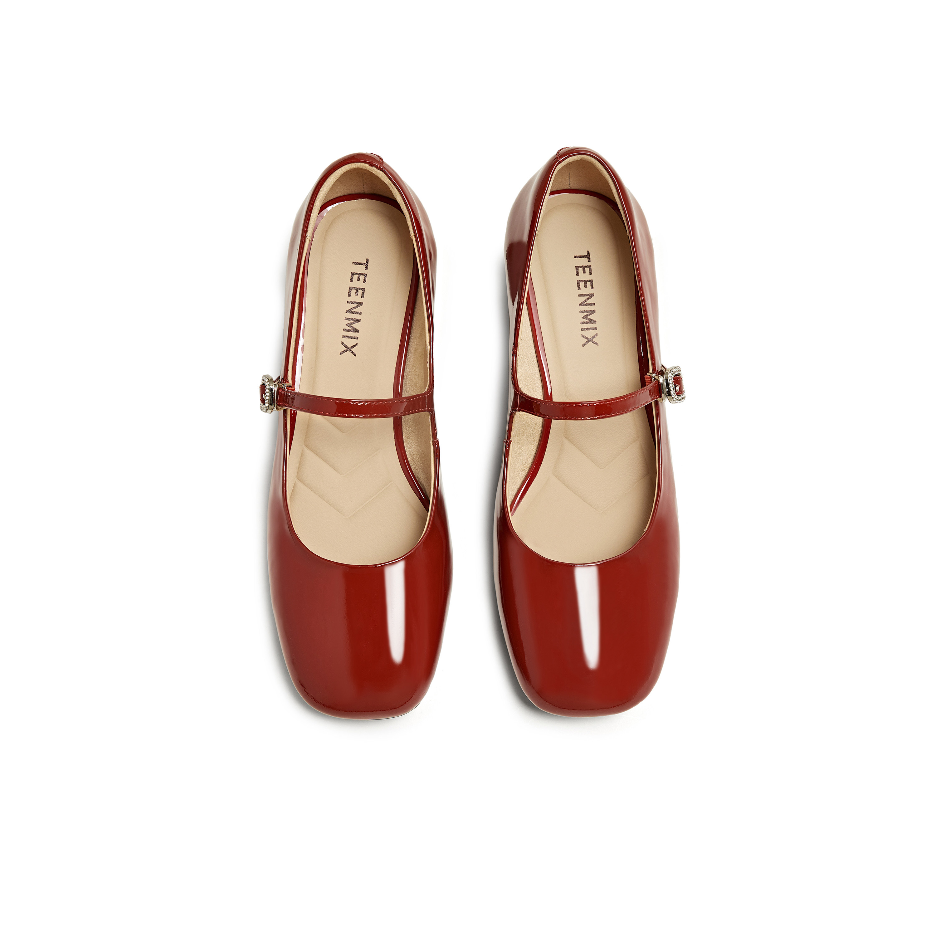 天美意2025秋新款中跟皮鞋法式单鞋气质百搭女玛丽珍鞋KM079CQ5,淘宝优惠券,粉丝福利购,淘宝优惠卷