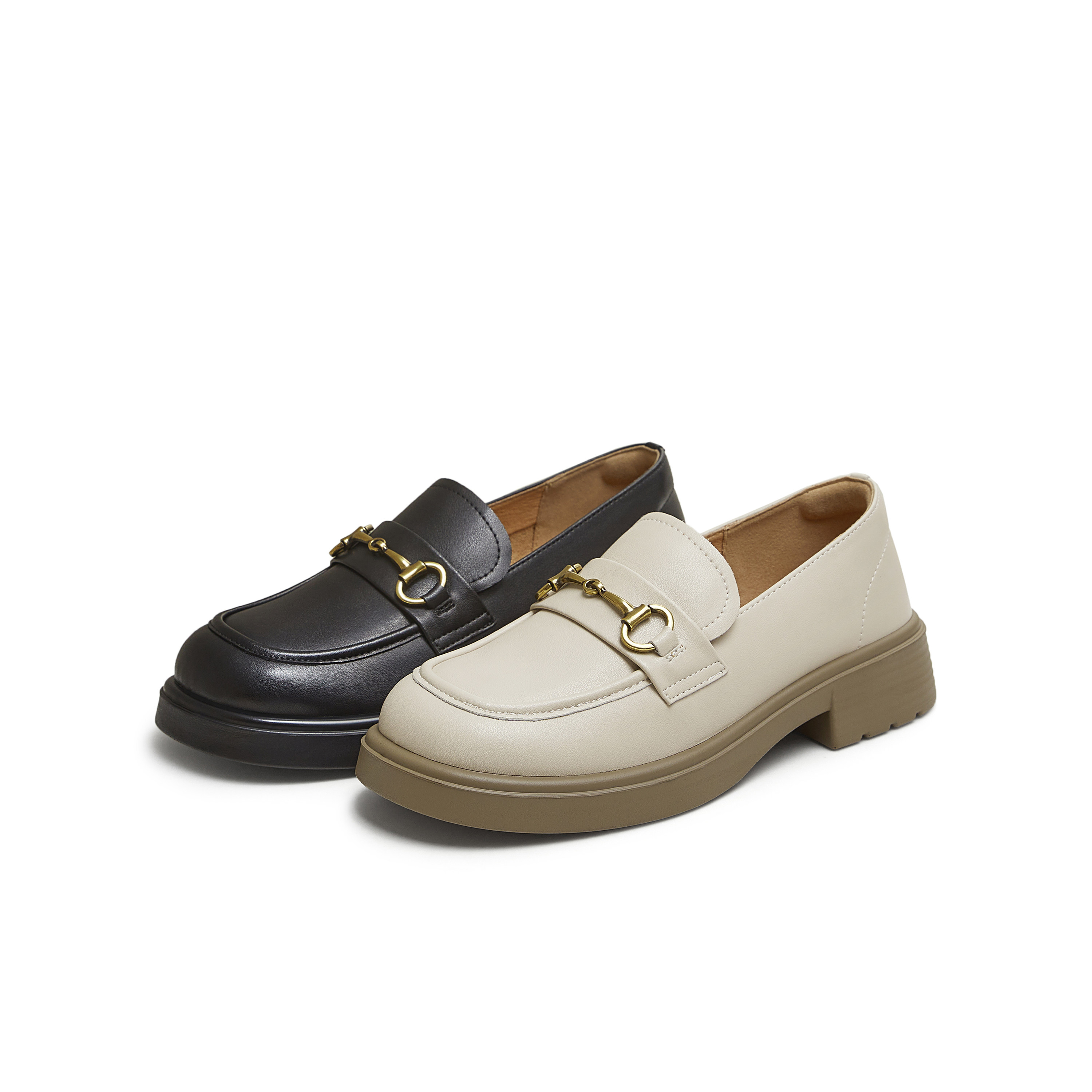 天美意2025秋新款商场同款纯色jk学院风百搭女乐福鞋BL221CA5,淘宝优惠券,粉丝福利购,淘宝优惠卷