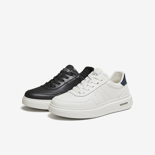 TATA他她男鞋2026春季新款板鞋舒适百搭休闲鞋厚底增高鞋QJB01AM6 - 图3