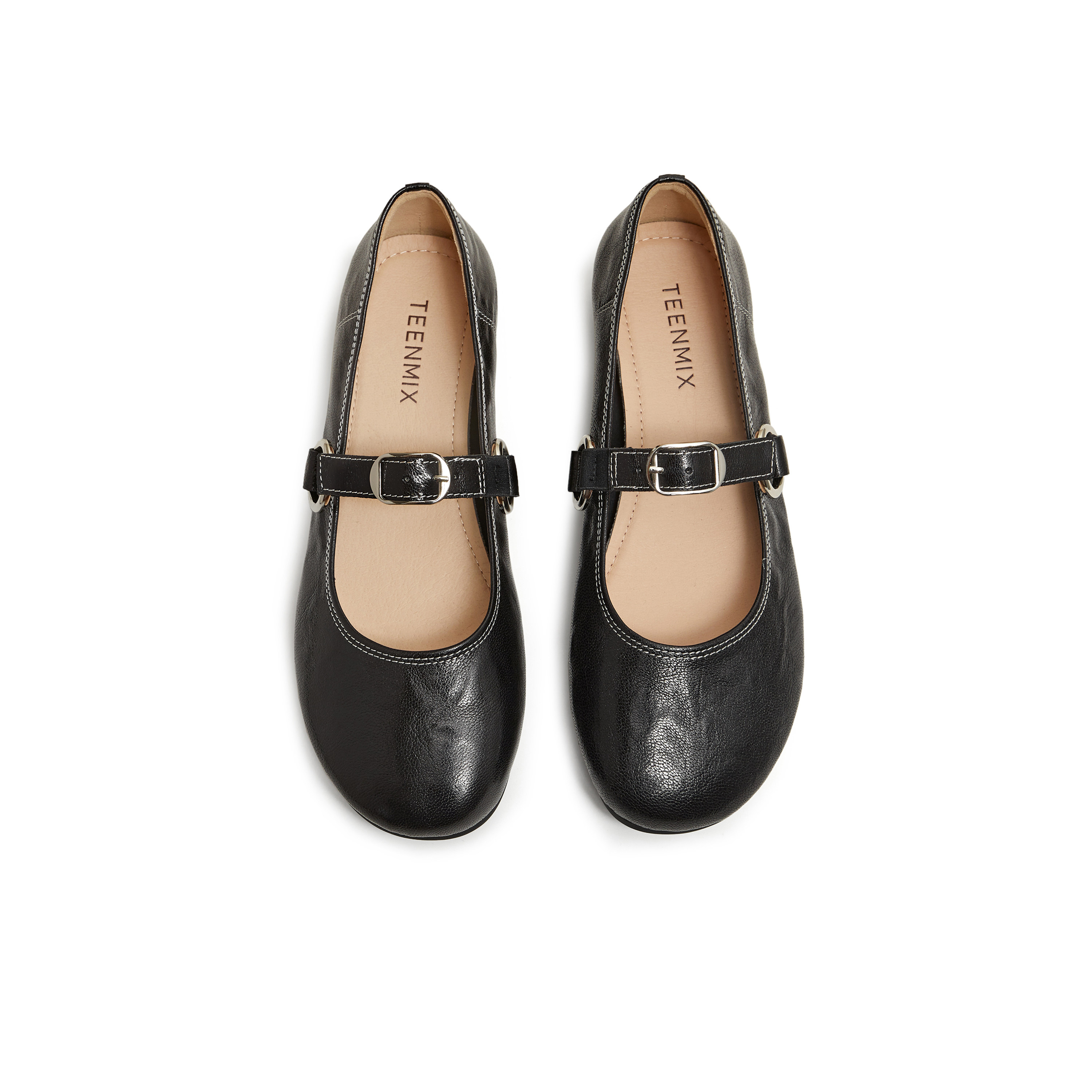 天美意2026春新款平跟复古气质法式浅口单鞋女玛丽珍鞋KM106AQ6,淘宝优惠券,粉丝福利购,淘宝优惠卷