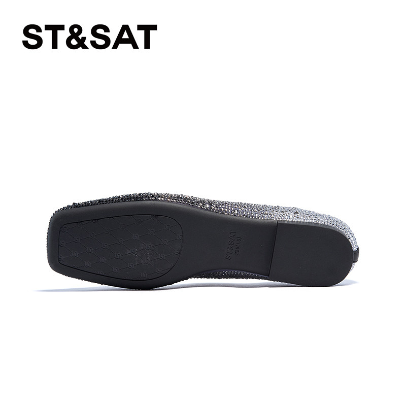 星期六法式小香风单鞋女新款百搭芭蕾舞配裙百搭鞋SSC3111086,淘宝优惠券,粉丝福利购,淘宝优惠卷