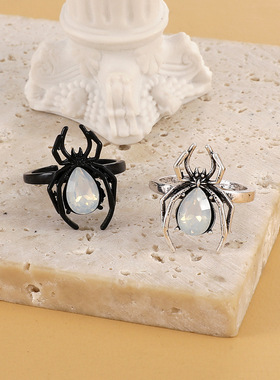 Vintage Spider Rings Open Ring female index finger Ring戒指
