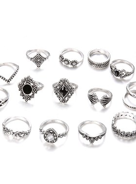 跨境货源波西米亚女戒指