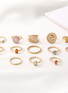 戒指women's Creative Vintage rings Female Joint Ring Jewelry