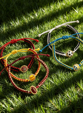 手链 New Knitted Sports Bracelet Rope Weaving Gift Hand rope