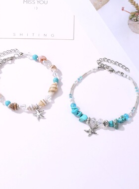 anklet Bead Bracelet Beach Foot Chain Feet Accessories女脚链