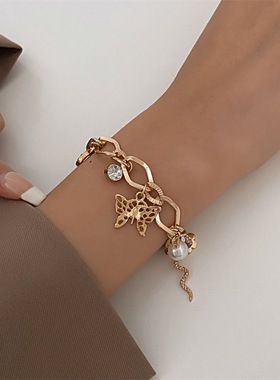 Women's fashion personality chain tassel bracelet女流苏手链