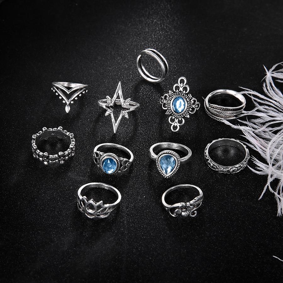 New accessories joint rings Vintage knuckle Ring Set复古戒指 - 图1