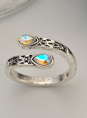 New Rings Vintage Spoon Simple Open Finger Ring/New Ring戒指