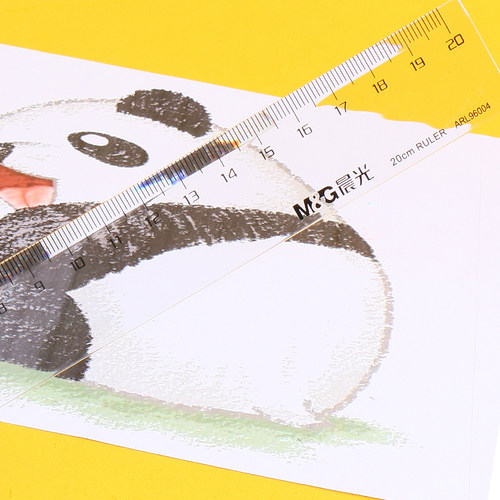 晨光文具20cm直尺30cm直尺学生办公制图绘图尺ARL96004/96005尺子满11元包邮 - 图2