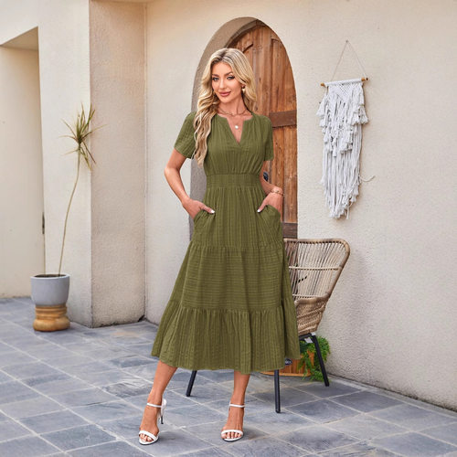 连衣裙女2026 Spring Summer Cross border Fashion Womens Dress - 图2