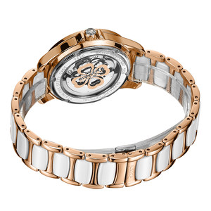 【专柜同款】罗西尼手表女正品牌玫瑰金机械表时尚钢带女表7620