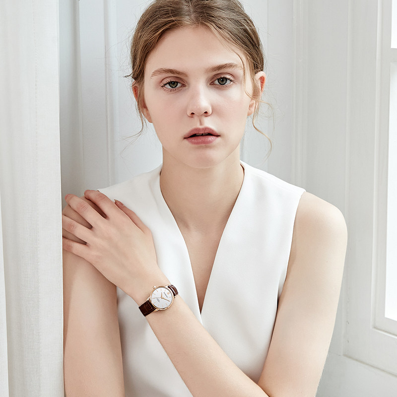 2019罗西尼男皮带钢带商务石英表 罗西尼outlets店国产腕表