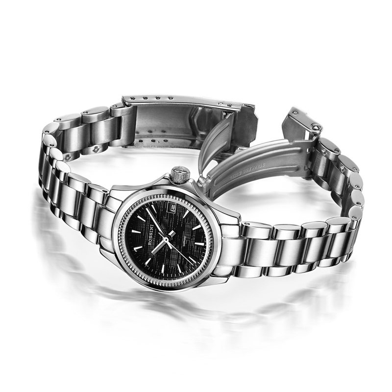 罗西尼手表男专柜正品时尚休闲商务防水钨钢上套石英表男女表5393