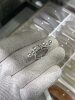 Japanese finished product, chic 4.5 6.5mm seawater akoya multi-bead ring, 18k natural diamond
