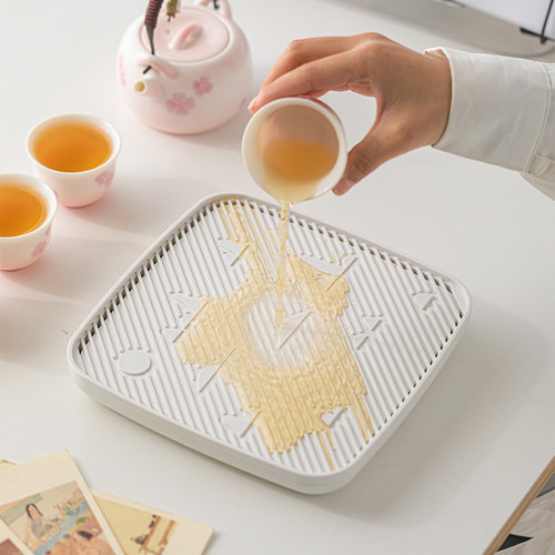 旅行功夫茶具套装家用简约泡茶壶陶瓷茶杯户外露营便携包喝茶装备 - 图1