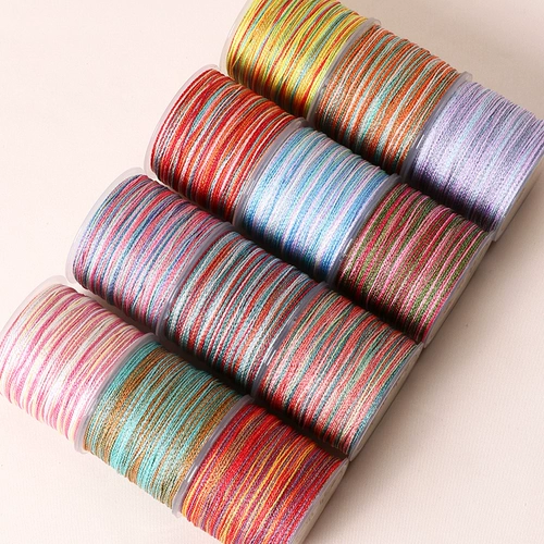 Звездное небо разбрызгивает золотой краситель Cai Cai Line 6 9 12 12 Маленькие рулоны ручной ожерелья