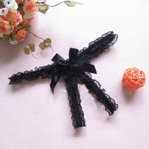 Black Sexy Briefs Open Crotch Panties Clairvoyant T-pants butterfly Spice Underwear Erotic Underwear womens items 6030