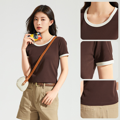 【男女T清仓】热风短袖T恤夏季新款女士百搭圆领短袖T恤宽松女T