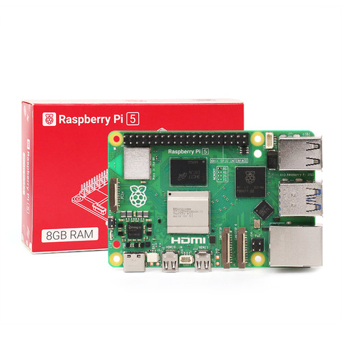 树莓派5 5代 4b入门学习 4g  8g Raspberry Pi开发板 主板套件 5b - 图1