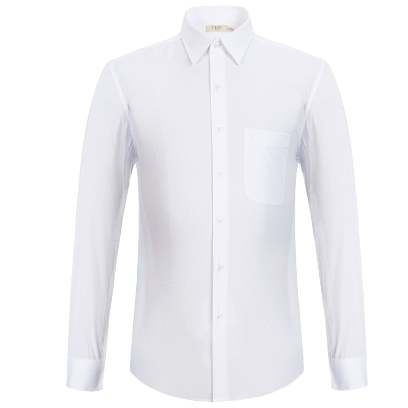 杉杉长袖男装2020秋季新款抗皱衬衫 杉杉outlets店衬衫