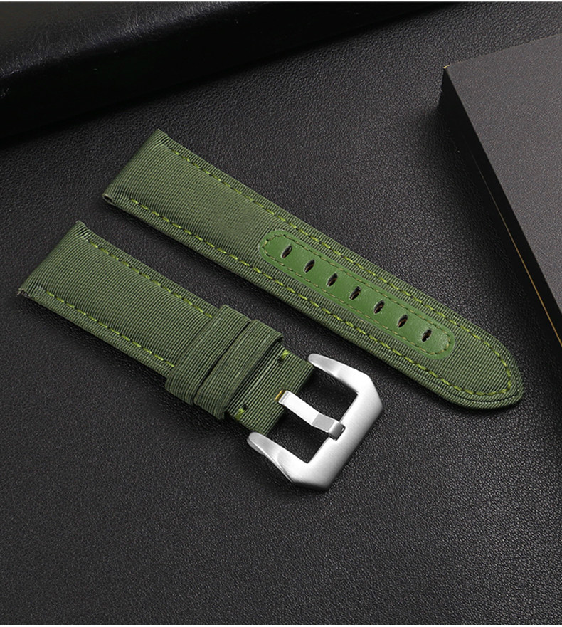 代用沛纳海庐米诺柏尼时军表手表带 tkn配件