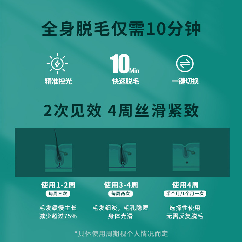 西屋家用脉冲光脱毛仪全身神器激光 西屋女士脱毛/剃毛器