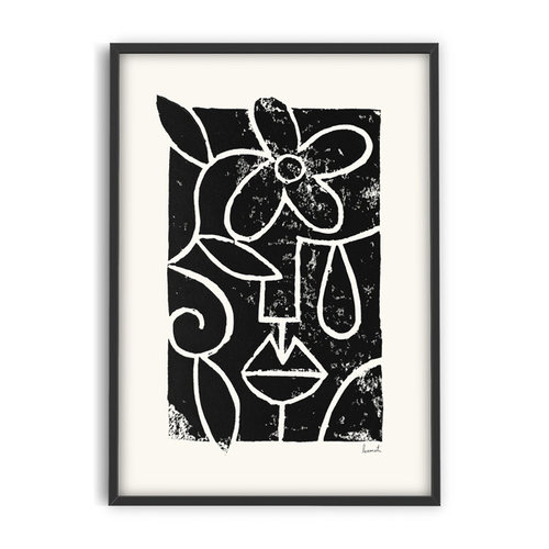 liveart进口荷兰PSTR Studio*Lea Amati 抽象粉色脸庞原版装饰画 - 图3