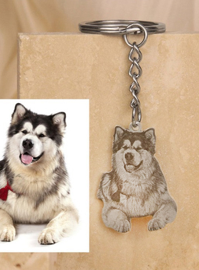 宠遇宠物照片纪念项链钥匙扣