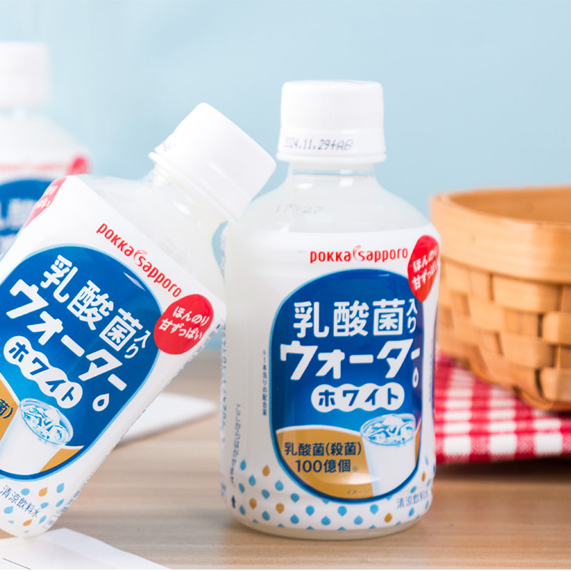 日本进口百佳pokka sapporo乳酸菌风味饮料益生菌儿童280ml瓶装 - 图3