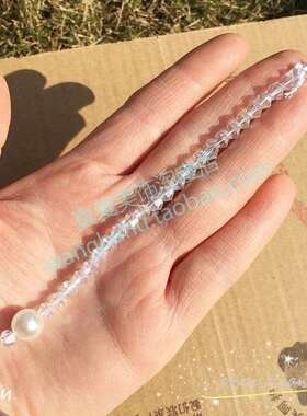 串珠水滴水晶纯手工制造人工带钻