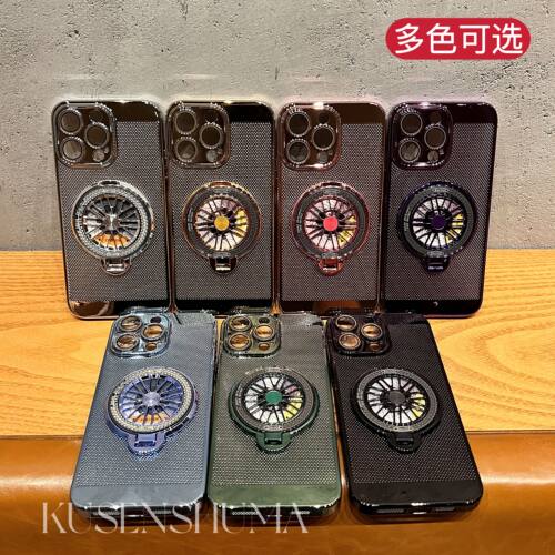 陀螺解压支架蜂网散热适用苹果15手机壳新款14保护套iPhone15Promax手机套镜头全包14promax超薄13Pro硬壳12 - 图1