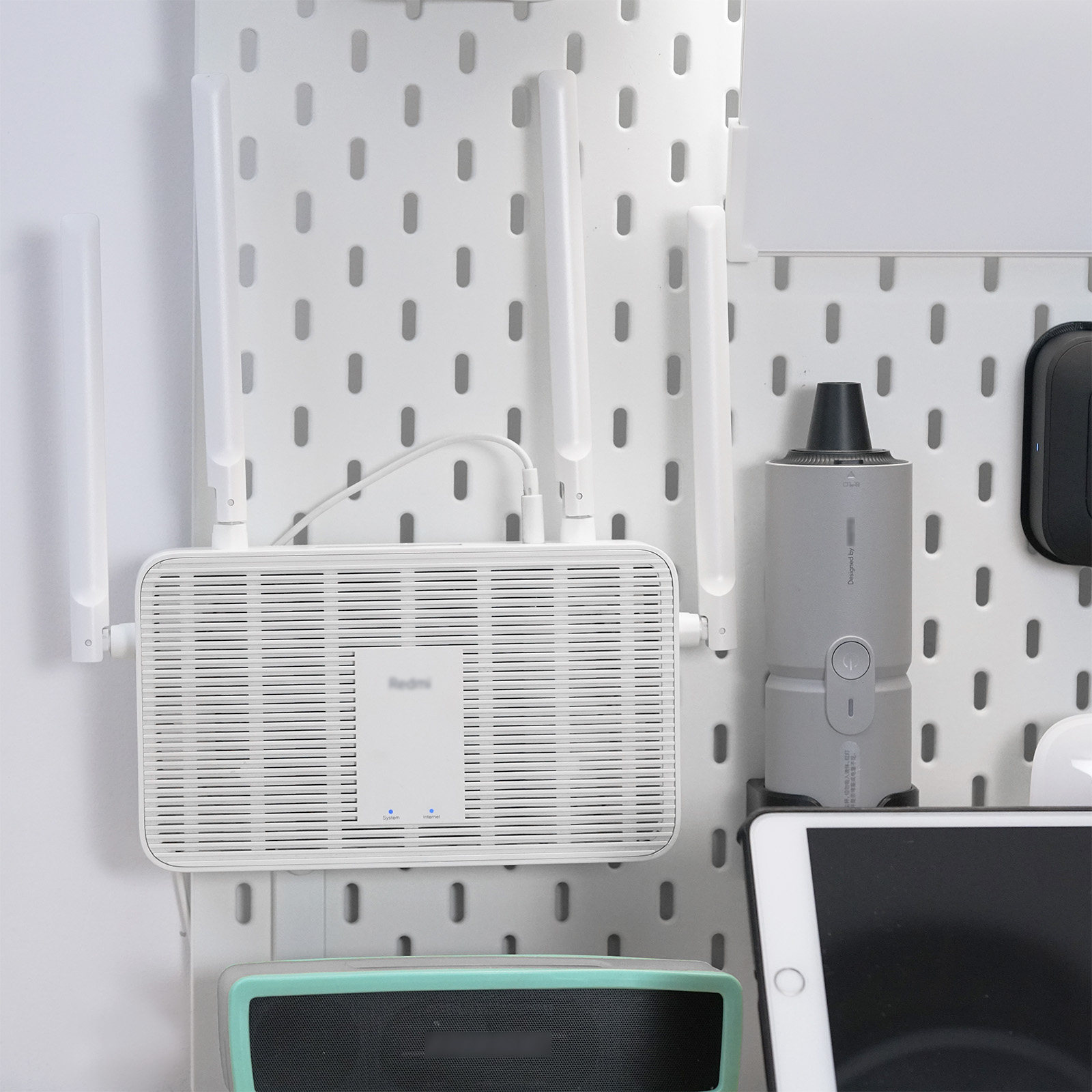 洞洞板配件宜家专用路由器壁挂安装上墙挂钩葫芦孔免打孔支架,淘宝优惠券,粉丝福利购,淘宝优惠卷