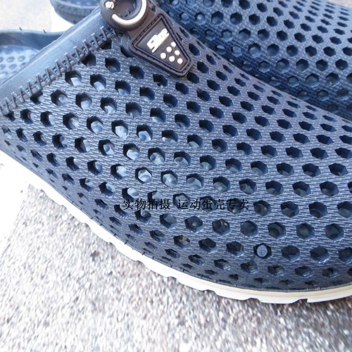 Летние повседневные мюли, дышащая пляжная обувь, тапочки в стиле Crocs