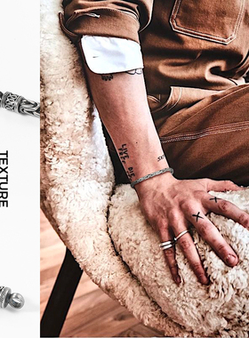 手链男潮韩版简约大气复古欧美