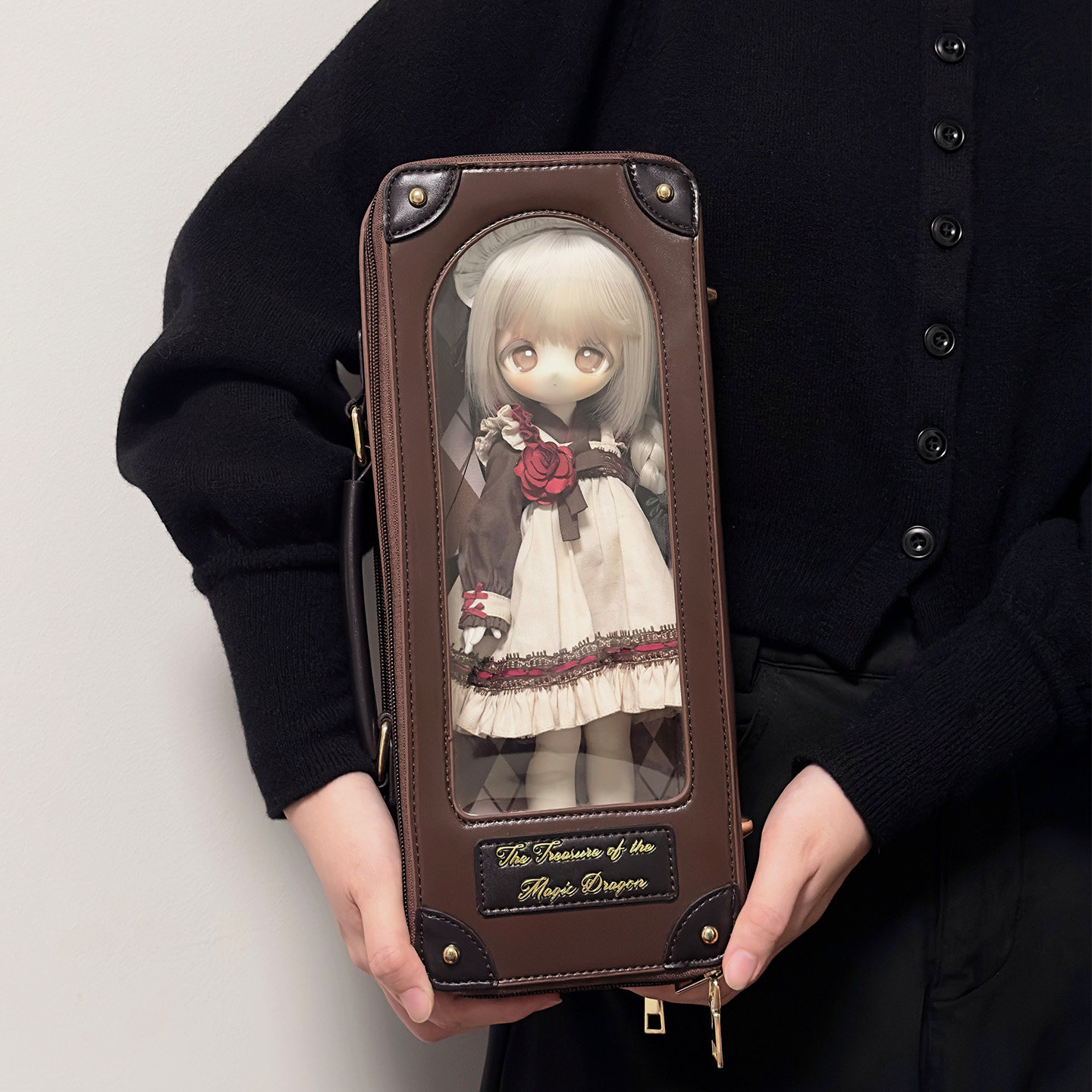 小方糖原创6分bjd娃包【收藏馆】外出斜挎双肩手提六分bjd三插六,淘宝优惠券,粉丝福利购,淘宝优惠卷