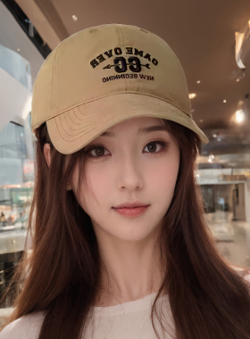 棒球帽子鸭舌帽女遮阳