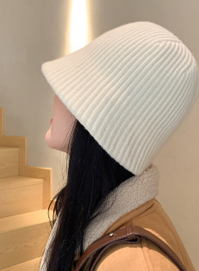 水桶帽逛街甜美可爱女秋冬简约