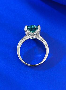 轻奢珠宝新款S925银10*12mm碧玺