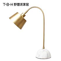 tbh wild beast home golden bird cage marble table lamp light extravagant bedroom book house office reading bed head lamp