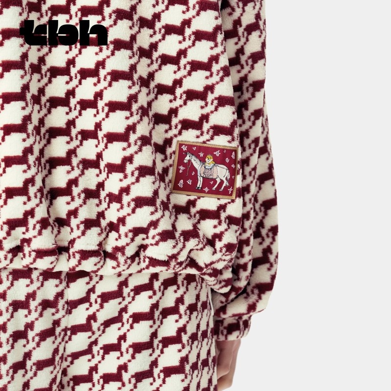 tbh野兽派家居雨琦同款马年限定法兰绒家居服套装可外穿情侣睡衣,淘宝优惠券,粉丝福利购,淘宝优惠卷